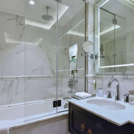 Moevenpick Hotel Bahrain Muharraq Exterior photo A shower enclosure with a fixed glass door